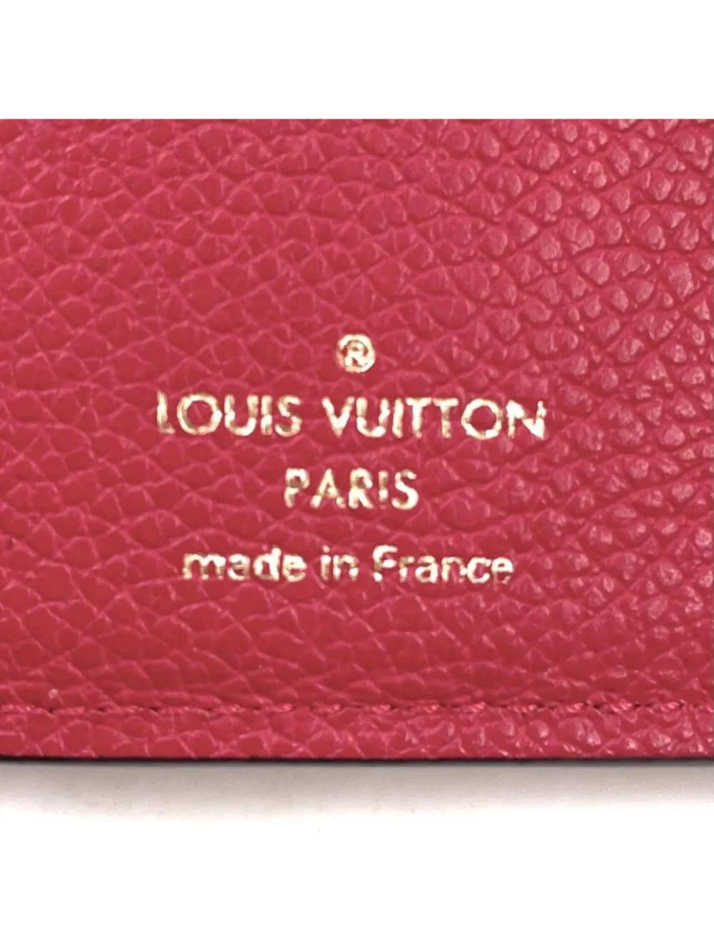 Louis Vuitton Portefeuille Victorine Monogram Empreinte Scarlet Red Trifold